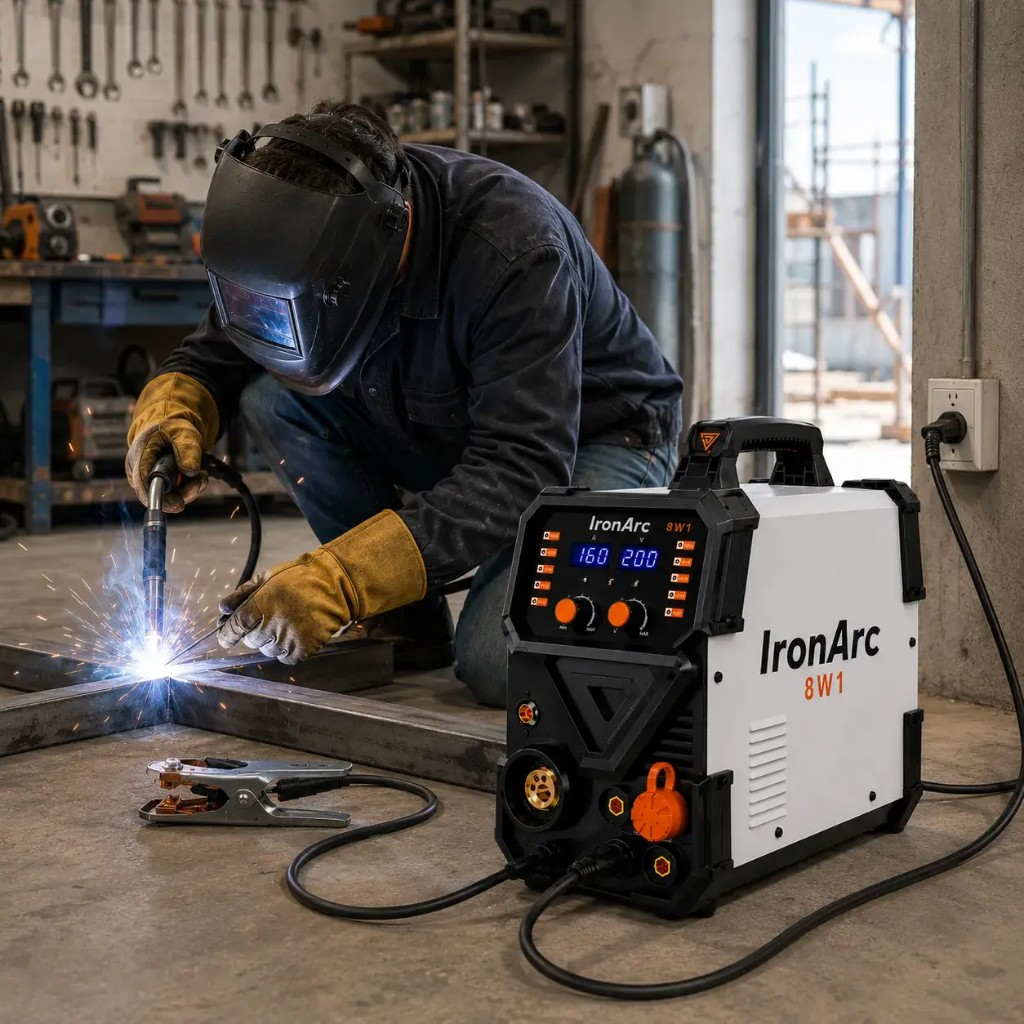 IronArc saubere Nähte und automatische Stromregelung