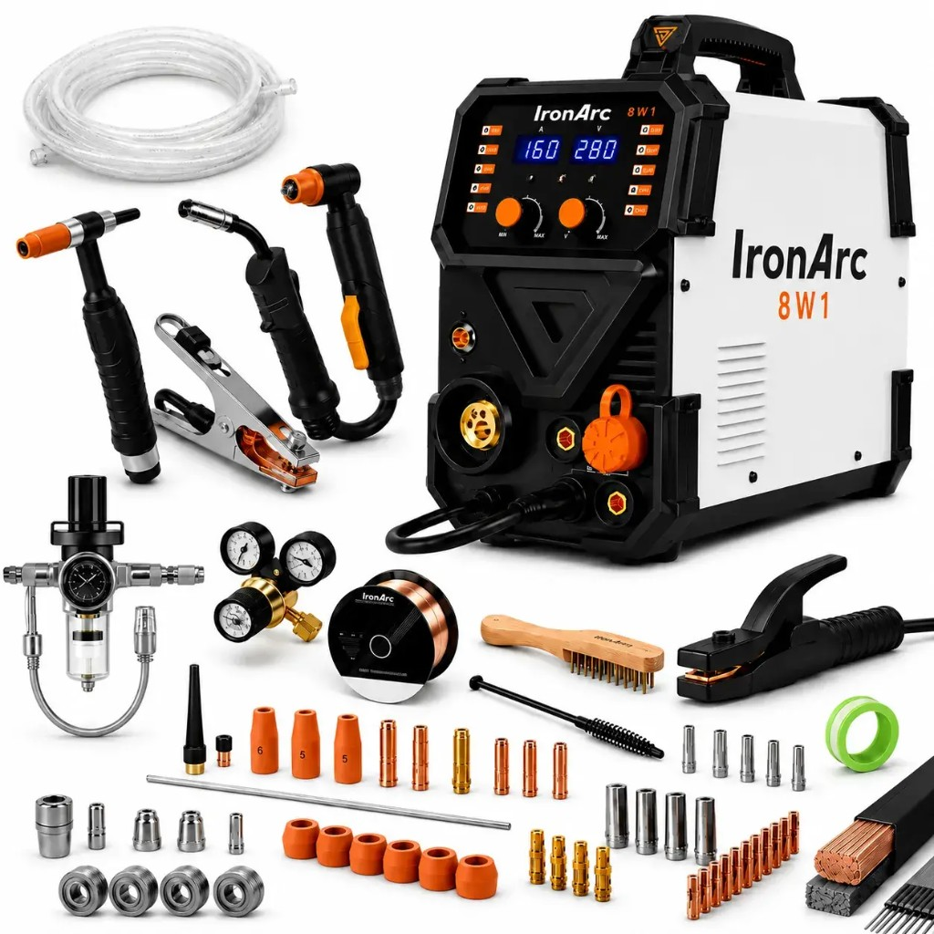 Komplettes Set tragbares Schweißgerät IronArc